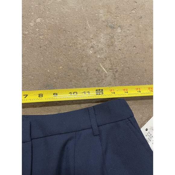 Vintage DSCP Dress Pants Womens 12WR Blue Wool Blend Pleated Uniform 90s - Picture 14 of 16